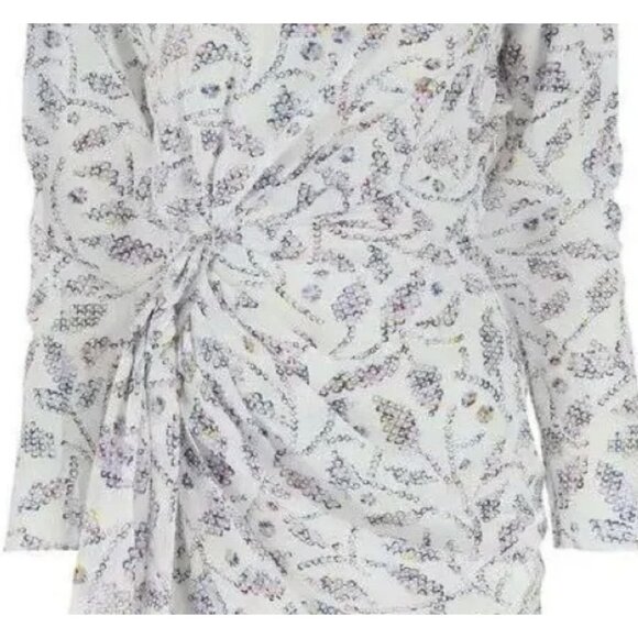 New Isabel Marant Etoile $705 Dulce Mini Dress Size 36 US 4 Small - Picture 3 of 12